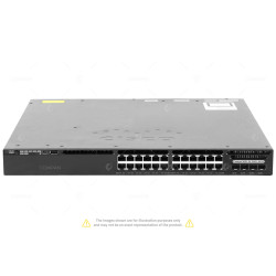 Cisco WS-C3650-24PS-S 24x RJ-45 1Gb 4x SFP 1Gb IPBASE Power over Ethernet Switch